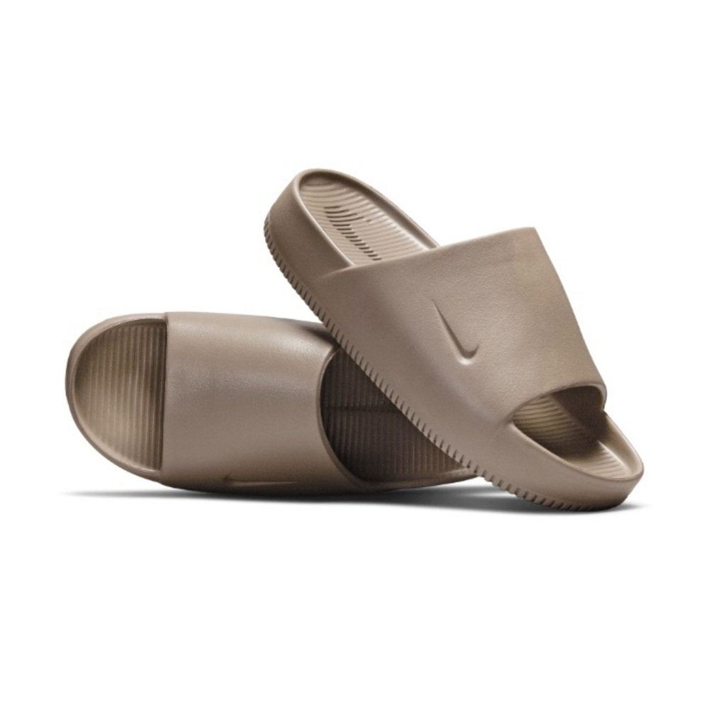 Nike Calm Women's Slides Size W 8 | M 7 Mink Brown DX4816-203